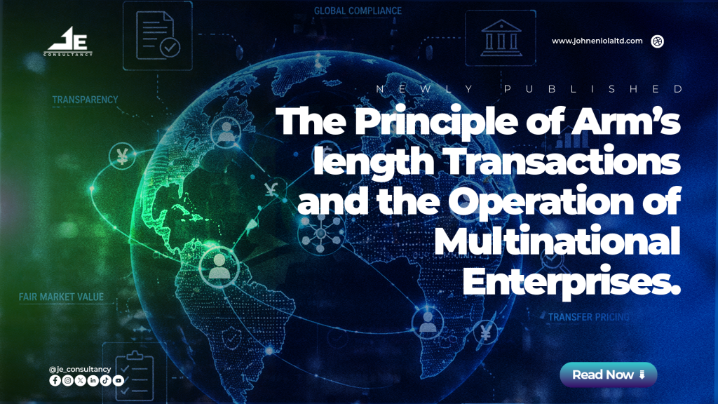 The Principle of Arm’s-length Transactions and the Operation of Multinational Enterprises.